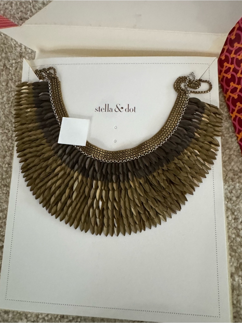 New Stella & Dot pegasus Statement Necklace